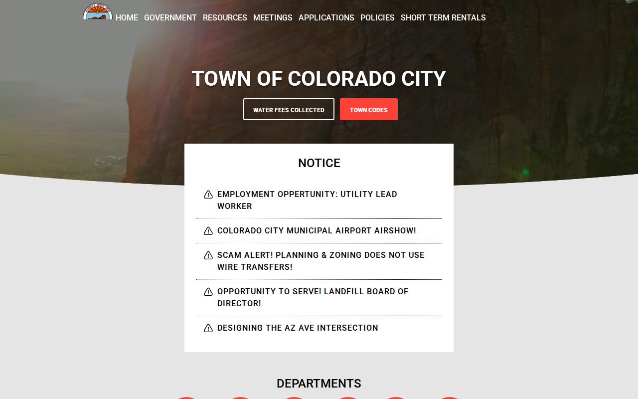 Colorado City court docket official town source