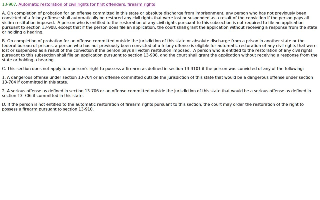 Mohave County criminal docket set-aside statute source